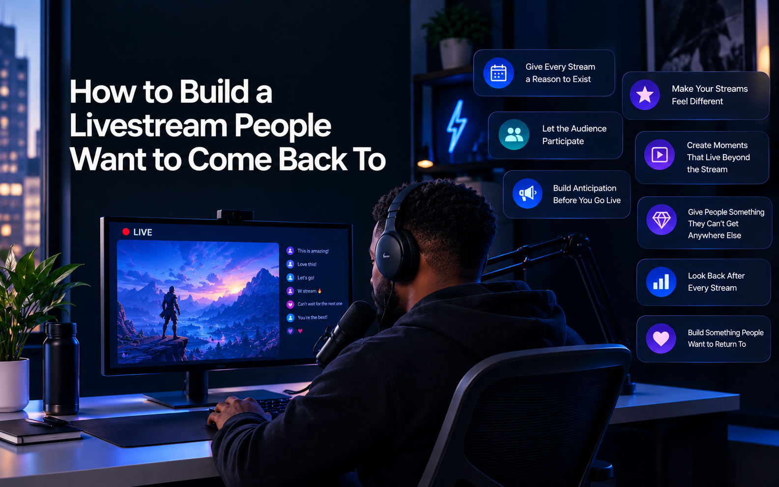 How to Build a Livestream People Want to Come Back To