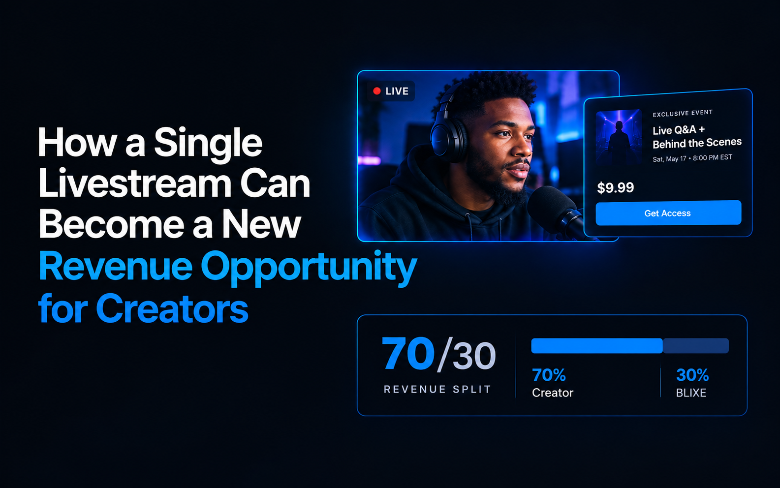 How a Single Livestream Can Become a New Revenue Opportunity for Creators